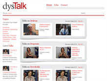 Tablet Screenshot of dystalk.com